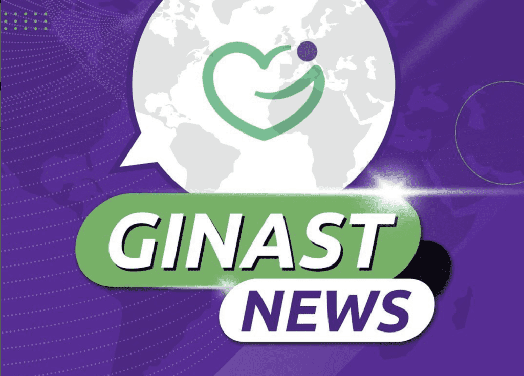 Ginast news logo.