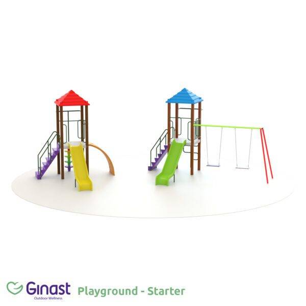 A PNG image displaying a playground starter kit.