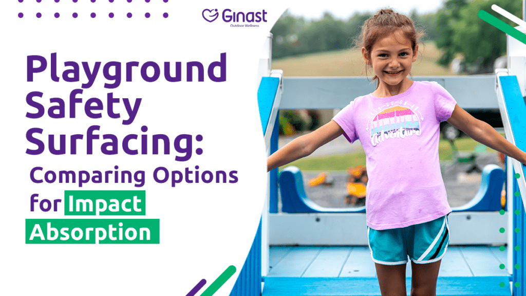 Playground safety surfacing options